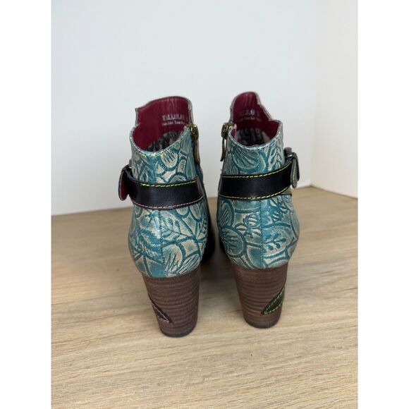 L’Artiste by Spring Tallulah Ankle Boot Women’s Size 7.5 Multi Genuine Leather - Picture 5 of 9